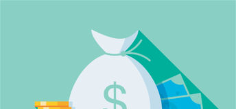 An illustration of money
