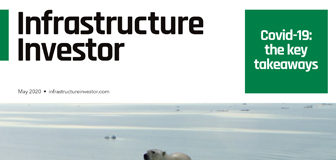 The cover of the May 2020 issue of Infrastructure Investor