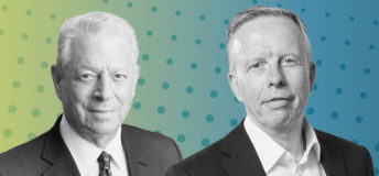 Al Gore (left) and Shaun Kingsbury, Just Climate