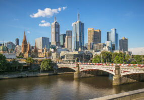 Melbourne central business district, Victoria, Australia