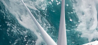 Image of an offshore wind turbine.