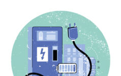 Electric car charging