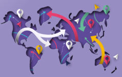 World map destination