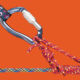 Mountain Climbing technique using carabiner and rope