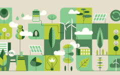 Ridgewood: Building a business-first approach to sustainability green energy illustration
