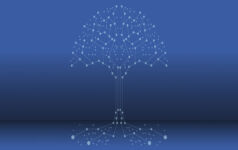 Arjun on driving infrastructure performance with ESG abstract tree illustration