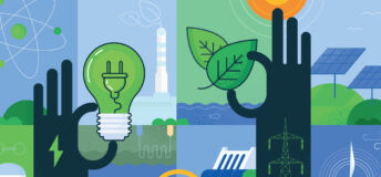 Green energy illustration