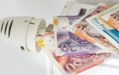 bank notes on a radiator