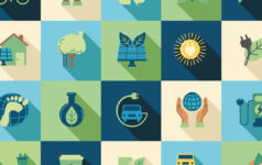 Grid or renewables icons