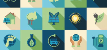 Grid or renewables icons