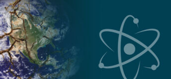 Fault lines emerge on Earth in energy transition, with a an icon depicting nuclear energy