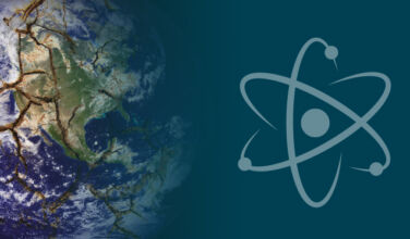 Fault lines emerge on Earth in energy transition, with a an icon depicting nuclear energy