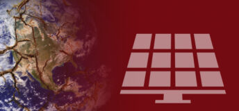 Fault lines emerge on Earth in energy transition, with a an icon depicting solar and renewables