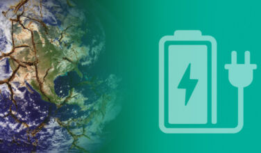 Fault lines emerge on Earth in energy transition, with a an icon depicting electrified transport