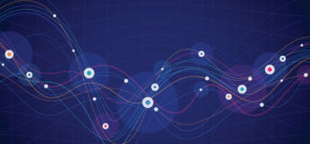 Flows of data conjoin circles of information in a cyberspace