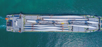 Offshore wind turbines, ship