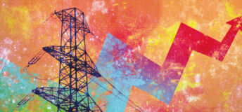 An artistic rendering of a pylon.