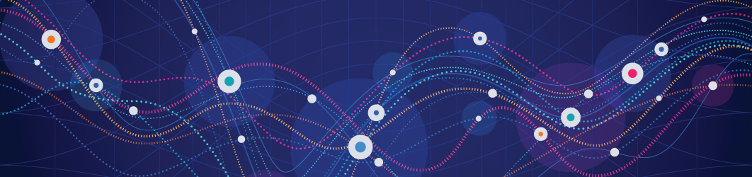 banner_0000_II100_Data Flows of data conjoin circles of information in a cyberspace