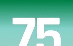 Global Investor 75 The Global Investor 75 number over a gradient of Infrastructure Investor brand colours, GI 75