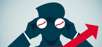 Barings on how the new infrastructure debt era is taking shape An illustration of a man looking through binoculars