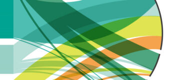 A green, yellow and orange sankey chart