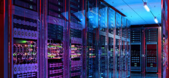 Interior of a data centre