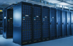 A picture of the inside of a data center