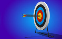 A picture of a Target with 3 arrows in the bulsseye
