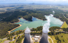 New South Wales to launch 1.5GW tender targeting gas generation Origin Energy Eraring, NSW, coal powered, greenhouse, Power Station. Aerial View